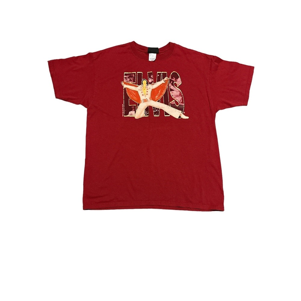 Vintage Elvis Presley By KUN TShirt Size XL 100%Cot EPE Reg. U.S. Pat. & TM. Off